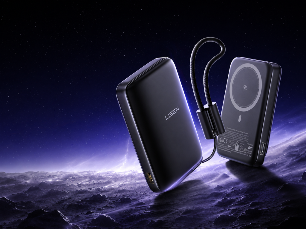 New Lisen MagSafe Power Bank Supports Qi2.2