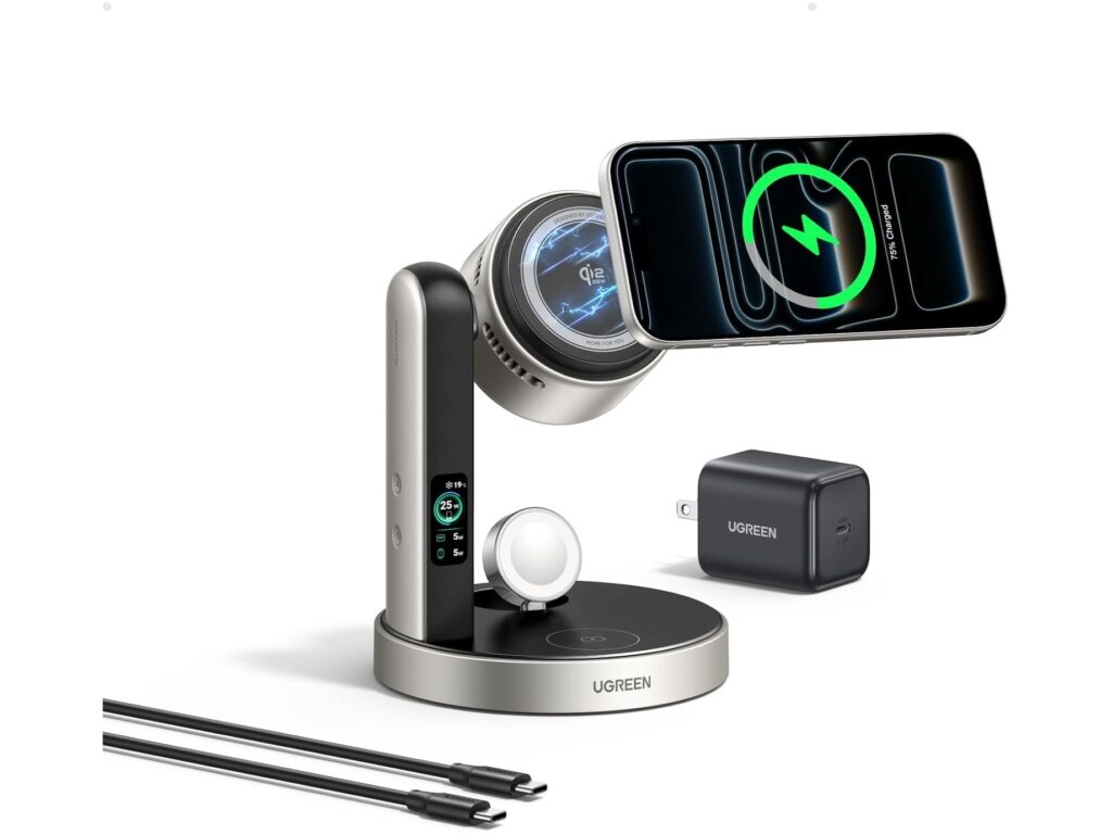 Ugreen 3-in-1 Charger Adds 25W Qi2 and Cooling