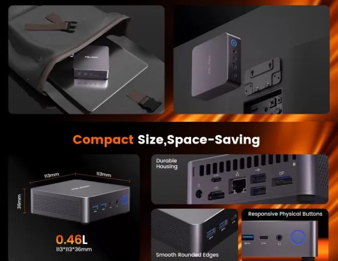 Peladn Debuts AMD Mini PC With Dual Ethernet Ports